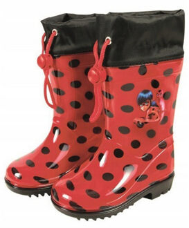 Kinder/kinder perletti wonderbaarlijke lieveheersbeestje wellington laarzen Rood - 27