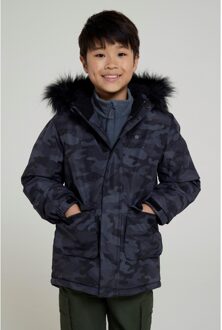 Kinder/Kinder Ranger Camouflage Waterafstotend Jasje (Zwart) - maat 2-3J / 92-98cm