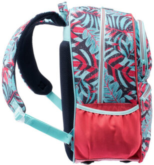 Kinder/kinder rugzak kapsel bladeren Blauw - One size