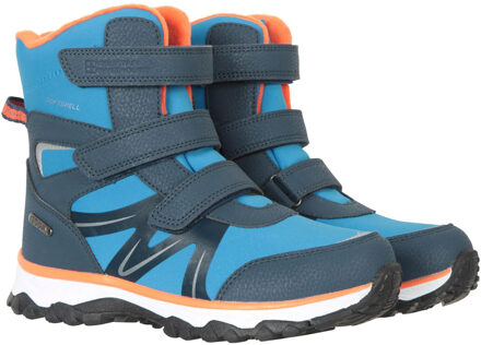 Kinder/Kinder Slope Adaptive Softshell Snow Boots (Blauw/oranje) - EU 17 / UK 1