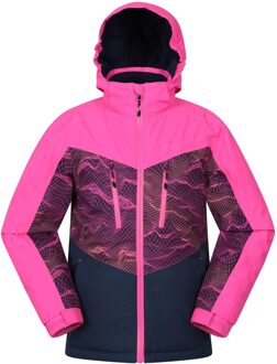 Kinder/Kinder Storm II Extreme Galaxy Ombre Ski Jas (Donkerroze) - maat