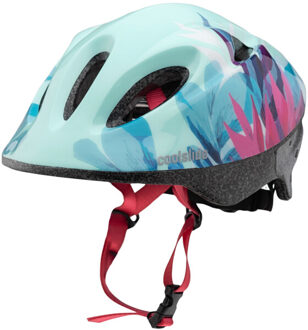 Kinder/kinder swish bloem helm Roze