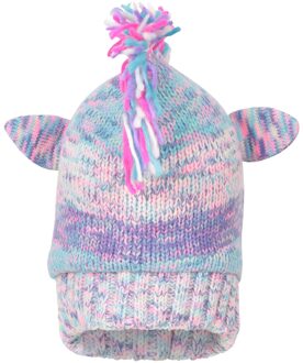Kinder/Kinder Unicorn Fleece Gevoerde Bivakmuts (Paars)