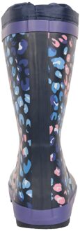 Kinder/Kinder Wellington Laarzen met luipaardprint (Paars) - EU 30 / UK 12