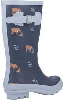 Kinder/Kinder Woodland Herten Wellington Laarzen (Marine) Navy - EU 32 / UK 13