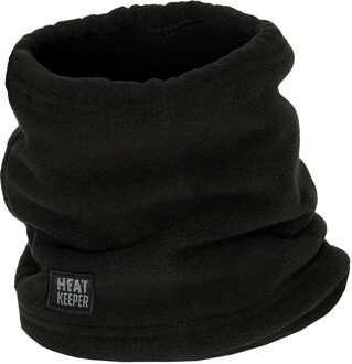 Kinder Nekwarmer Fleece Zwart-5-8 jaar - 5-8 jaar