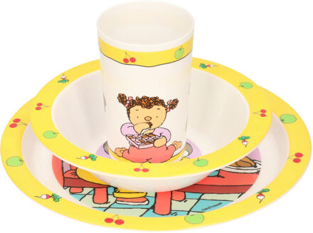 Kinder ontbijt set Tchoupi - lunchset voor kids - Serviessets