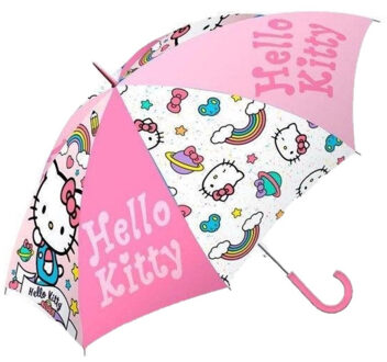 Kinder paraplu roze Hello Kitty 40 cm - Paraplu's