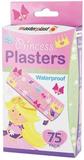 Kinder Pleisters – Waterproof - 75 stuks - Prinses / Piraat - ACTIE