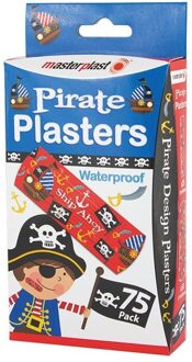 Kinder Pleisters – Waterproof - 75 stuks - Prinses / Piraat - ACTIE
