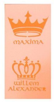 Kinder schmink sjabloon koningshuis kroontjes Multi