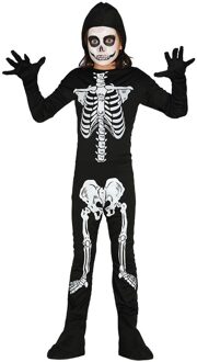 Kinder Skelet Pak Zwart