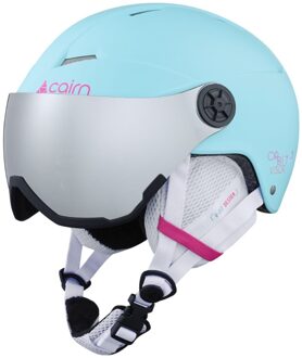 Kinder Skihelm met Vizier Orbit Visor Turquoise Neon Pink-46/48 - 46/48