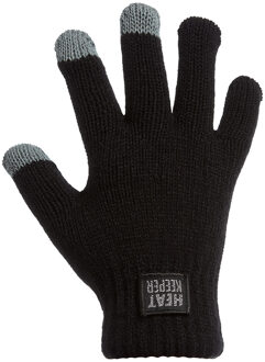 Kinder Thermo Handschoenen met I-Touch-5-8 jaar Zwart - 5-8 jaar