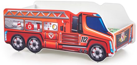 Kinderbed Brandweerauto 70x140 cm Veelkleurig,Rood
