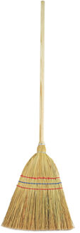 Kinderbezem - Stro - Houten Steel - 90 cm - Kamerbezem