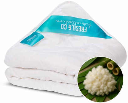 Kinderdekbed Bamboe 100% Bamboevezels - Kids - 120x150 Cm - Fresh And Co Kids - Dekbed-Discounter.nl