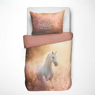 Kinderdekbedovertrek Katoen - 140x200 Cm Meerkleurig - Dieren - Fresh And Co Kids - Dekbed-Discounter.nl - 140 x 200 cm