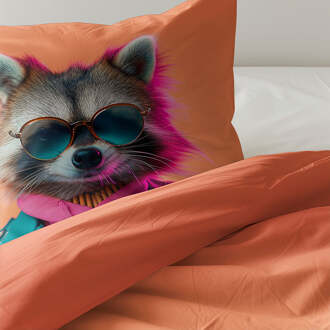 Kinderdekbedovertrek Katoen - 140x200 Cm Meerkleurig - Dieren - Fresh And Co Kids - Dekbed-Discounter.nl - Default