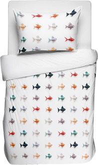 Kinderdekbedovertrek Katoen - 140x200 Cm Meerkleurig - Dieren - Fresh And Co Kids - Dekbed-Discounter.nl