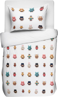 Kinderdekbedovertrek Katoen - 140x200 Cm Meerkleurig - - Fresh And Co Kids - Dekbed-Discounter.nl