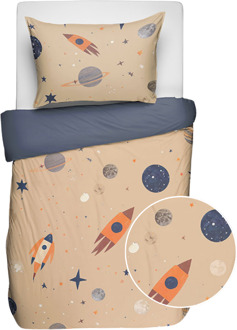 Kinderdekbedovertrek Katoen - 140x200 Cm Meerkleurig - - Fresh And Co Kids - Dekbed-Discounter.nl