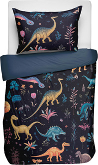 Kinderdekbedovertrek Katoen - 140x200 Cm Meerkleurig - Natuur - Fresh And Co Kids - Dekbed-Discounter.nl - 140 x 200 cm