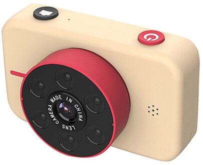 Kinderen 4K Hd Voor Achter Dual Selfie Camera 50.0MP Kids Jongens Meisjes Xmas abrikoos