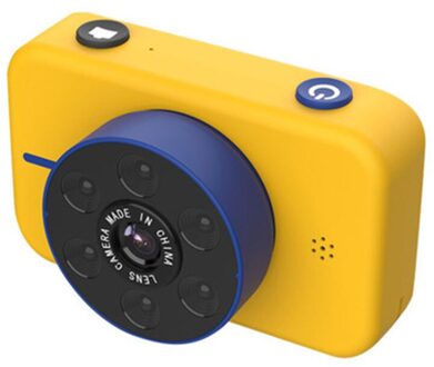 Kinderen 4K Hd Voor Achter Dual Selfie Camera 50.0MP Kids Jongens Meisjes Xmas geel