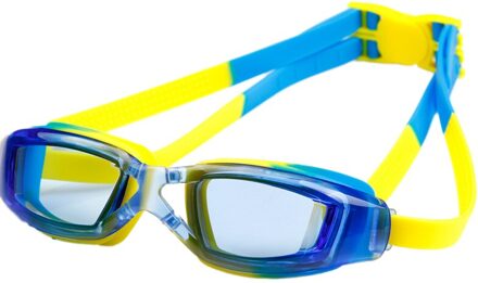 Kinderen Adolescent Bril Kids Meisje Jongen Waterdicht Anti-Fog Hd Plating Zwemmen Bril Verstelbare Swim Eyewear