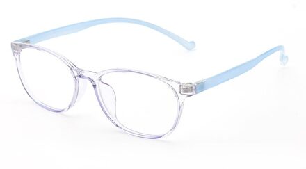 Kinderen Anti Blauw Licht Bril TR90 Frame Jongens En Grils Kids Computer Stralingsbescherming Eyewear transparant blauw