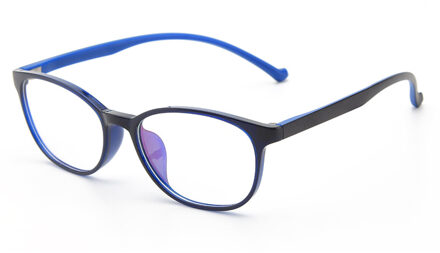 Kinderen Anti Blauw Licht Bril TR90 Frame Jongens En Grils Kids Computer Stralingsbescherming Eyewear zwart-blauw