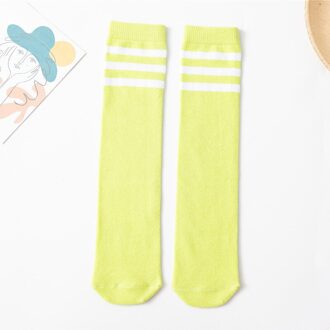 Kinderen Baby Lange Buis Been Warm Kids Kniekousen Voor Meisjes Jongens Voetbal Strepen Katoen Sport Oude School Wit sokken Skate groen Socks