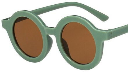 Kinderen Baby 'S Retro Effen Kleur Leuke Outdoor Strand Bescherming Voor Kinderen groen