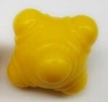 Kinderen Basketbal Bal Training Reactie Lamp Zeshoekige Bal Basketbal Defensieve Training Apparatuur Voor Kids geel difficulty