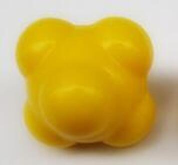 Kinderen Basketbal Bal Training Reactie Lamp Zeshoekige Bal Basketbal Defensieve Training Apparatuur Voor Kids geel In difficulty