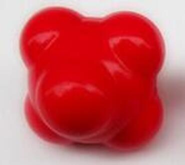 Kinderen Basketbal Bal Training Reactie Lamp Zeshoekige Bal Basketbal Defensieve Training Apparatuur Voor Kids rood In difficulty