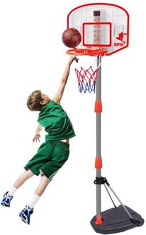 Kinderen Basketbal Stand 97-170 Cm Indoor Schieten Frame Draagbare Hoogte Verstelbare Basketbal Hoepel Met Scoren Apparatuur