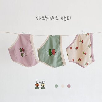 Kinderen Boxer Slips Kinderen Katoenen Slips Meisjes Afdrukken Zachte Kinderen Slips Leuke Kids Slipje 6 Pieces1 Batch PT02 02 / L(115-125CM)