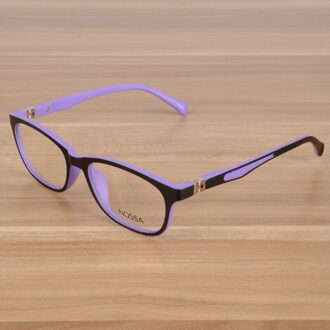 Kinderen Brilmonturen Uitstekende Orginal Kinderen Brillen Kind Optische Recept Bijziendheid Frames Jongens Meisjes Bril zwart paars