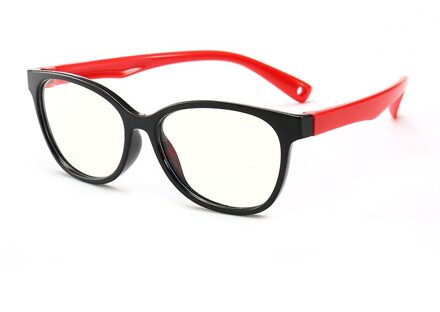 Kinderen Computer Bril Video Gaming Bril Anti Schadelijke Blauw Licht UV400 Anti Glare Bescherming Brillen voor Kinderen zwart rood