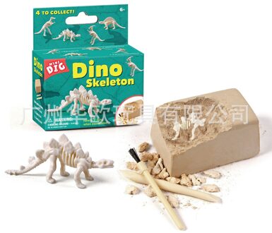 Kinderen Creatieve Diy Mijnbouw Speelgoed Pinguïn Piraat Schat Gem Kinderen Puzzel Exploratie Mijnbouw Speelgoed dinosaurus