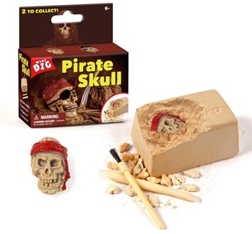 Kinderen Creatieve Diy Mijnbouw Speelgoed Pinguïn Piraat Schat Gem Kinderen Puzzel Exploratie Mijnbouw Speelgoed pirate