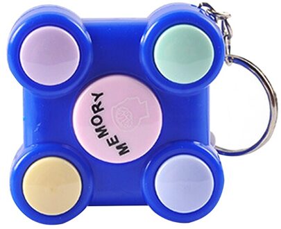 Kinderen Creatieve Game Doorbraak Onbeperkt Geheugen Knop Verlichting Verlichten Boring Knop Elektronische Muziek Speelgoed blauw
