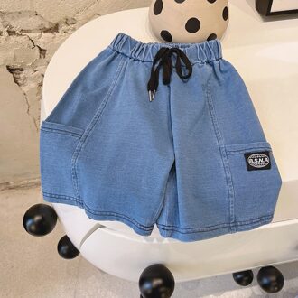 Kinderen Denim Shorts Mode Zomer Baby Jongens En Meisjes Solid Casual Korte Broek Peuter Broek Shorts Jeans 2-7Y 5T
