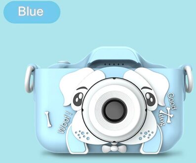 Kinderen Digitale Camera 2.0 Inch Dual Lens 20MP Mini Foto Camera Voor Kinderen Speelgoed Jongens Meisjes Speelgoed Camera Kind blauw / 8GB Card