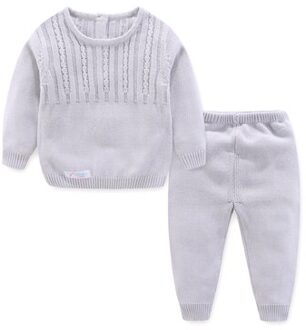 Kinderen dikke truien in herfst en winter Grijs / 24M