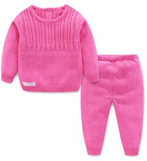 Kinderen dikke truien in herfst en winter Rood / 18m