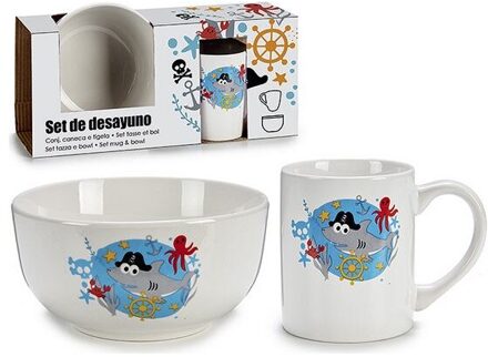 Kinderen Diner Set Porselein (26X7X13,8 Cm) 2 Stuks