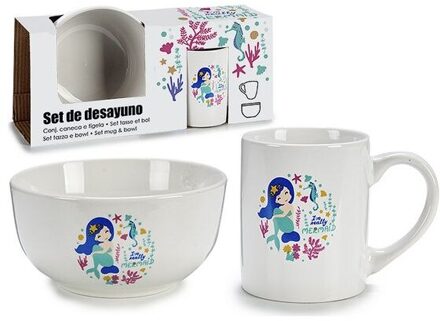 Kinderen Diner Set Porselein (26X7X13,8 Cm) 2 Stuks